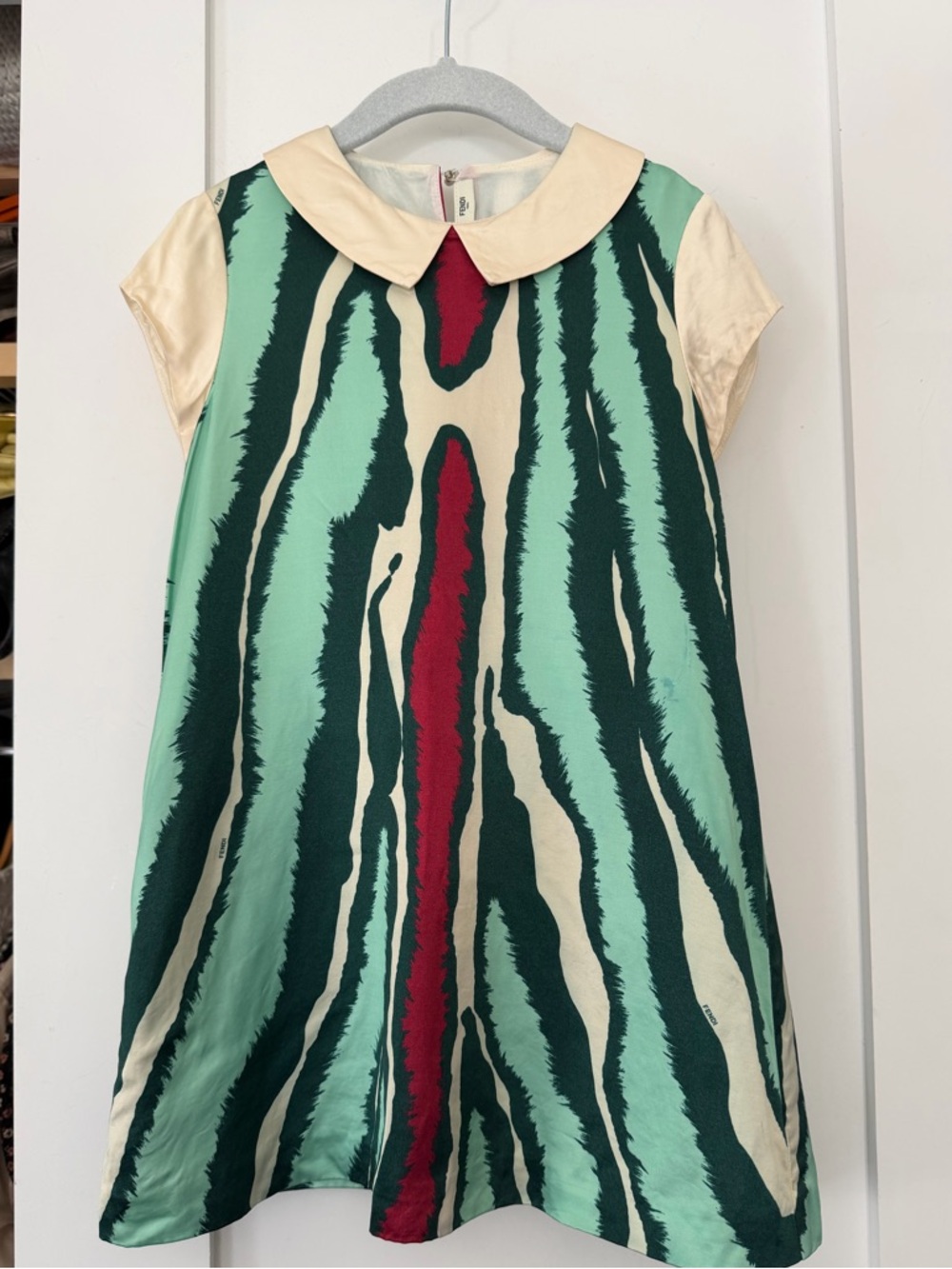 Fendi Girls Animal Print Dress 6